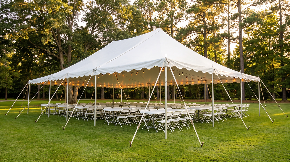 Tent, Table and Chair Rentals in Gastonia, NC