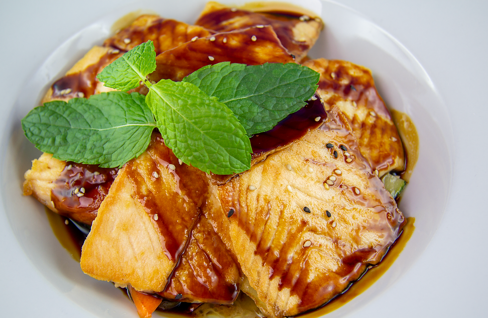 Lachs Teriyaki