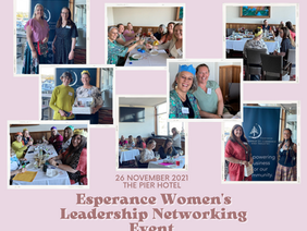 Esperance Women's Leadership Networking Event