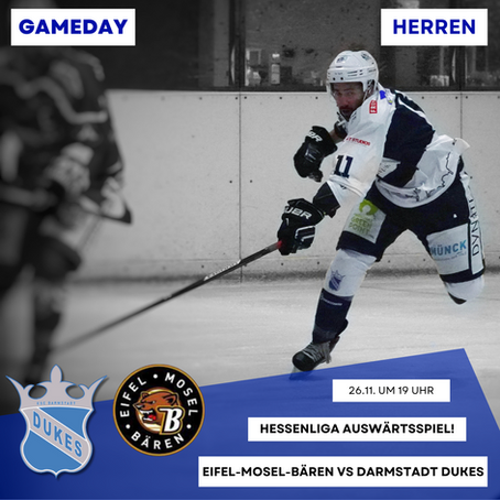 Gameday 26.11.2023: Auswärts gegen Eifel-Mosel-Bären