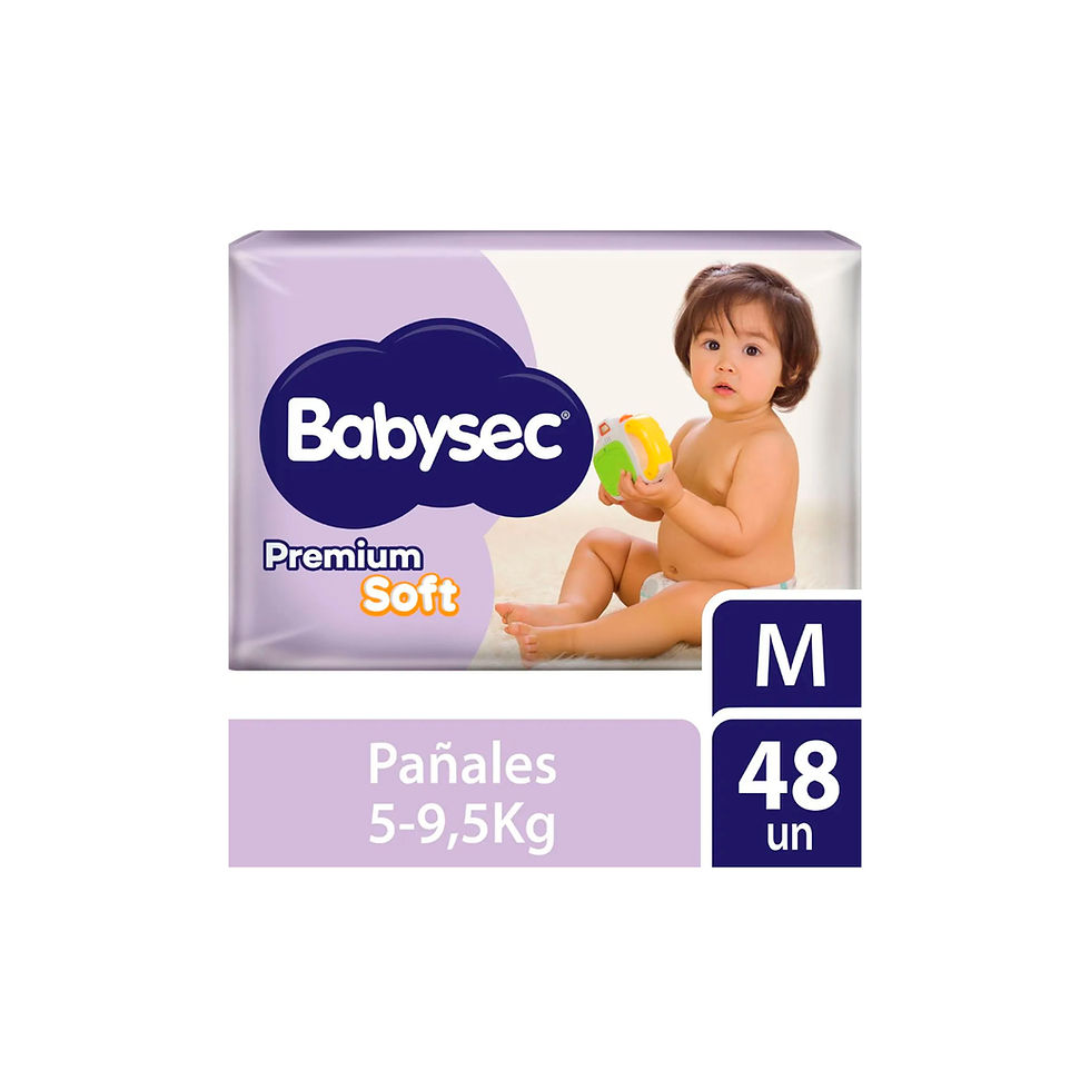 Babysec Premium Pañal Bebe Mediano x 48 un