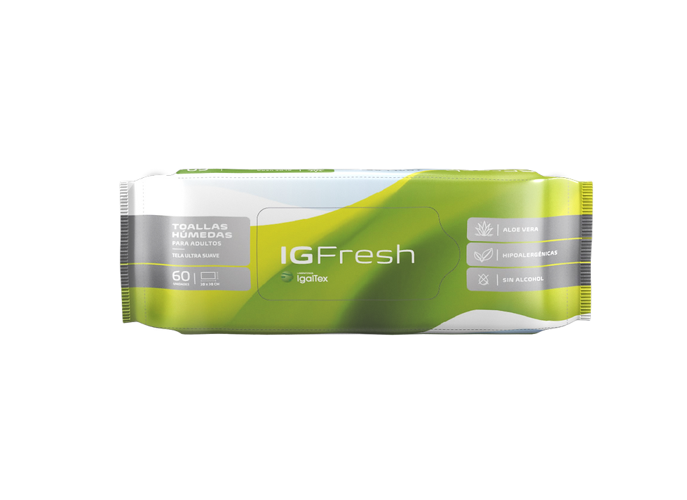 Toallas Humedas IGFRESH 12 x 60 un (Bulto)