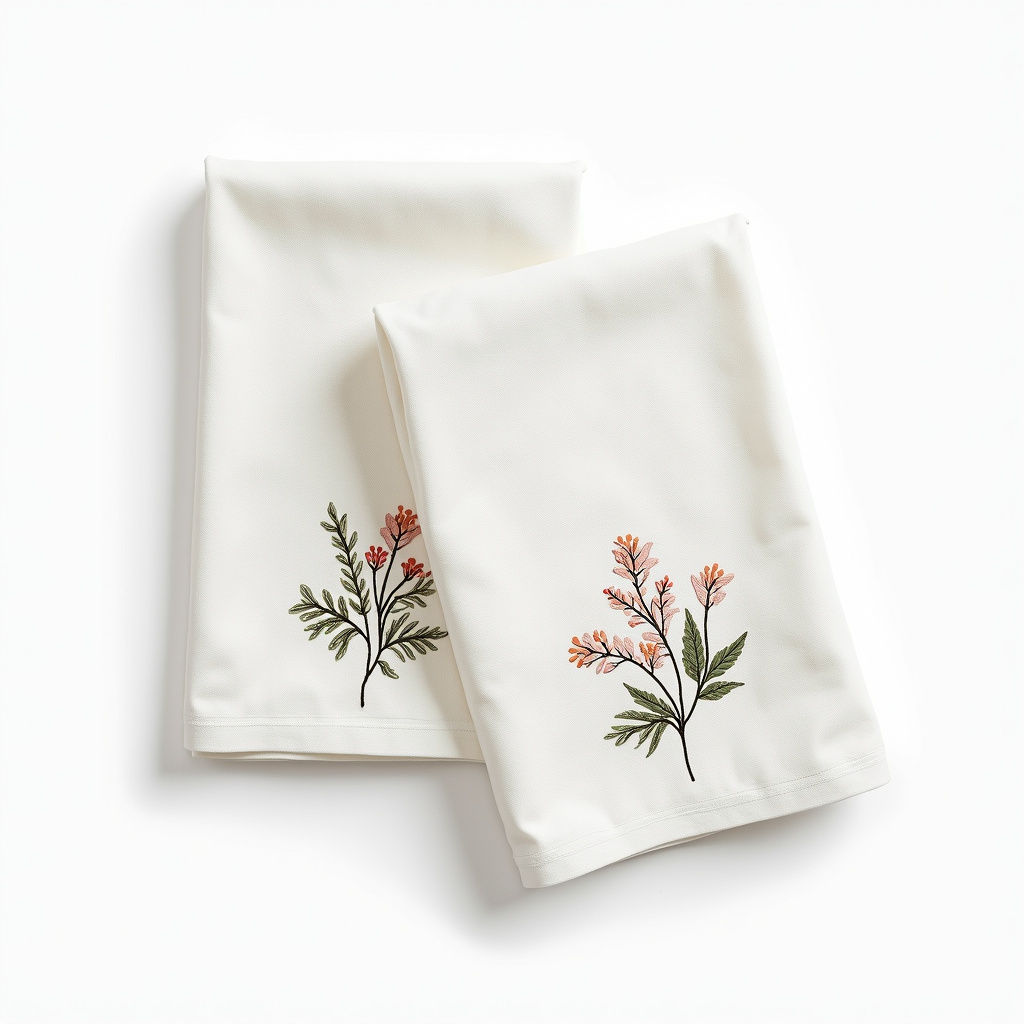 Embroidered Tea Towels