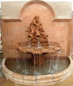 Fuente pared