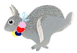 rabit lapin pattern illustration pa Lil Sire work