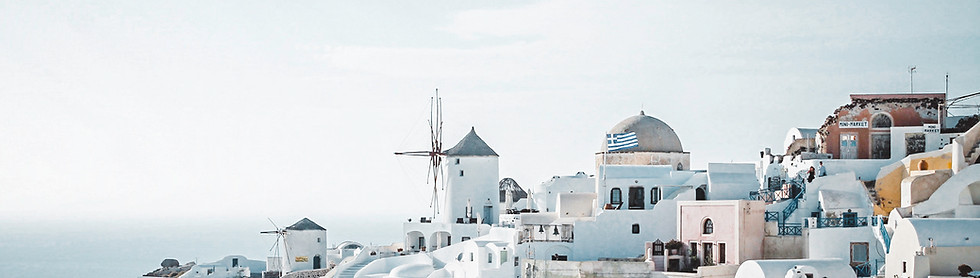 Santorini White Buildings