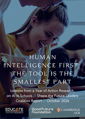 Human Intelligence First - the Tool is the Smallest Part
