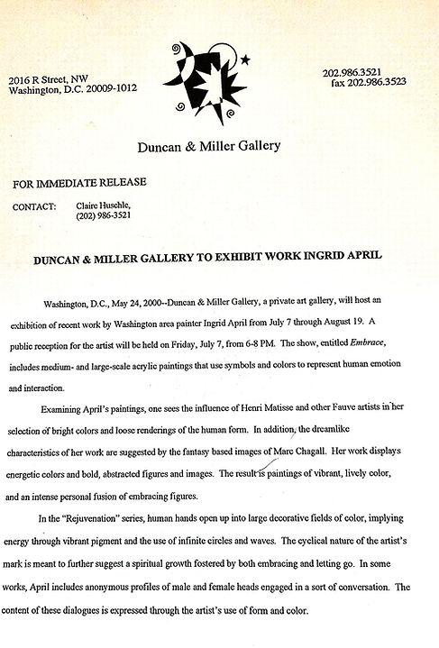 Ingrid E. April Duncan Miller Press Release pg 1.JPG