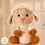 Miniatura: Adorable crochet sheep toy. Ovelhinha - bebês da fazendinha. Handmade craft, soft and cute.