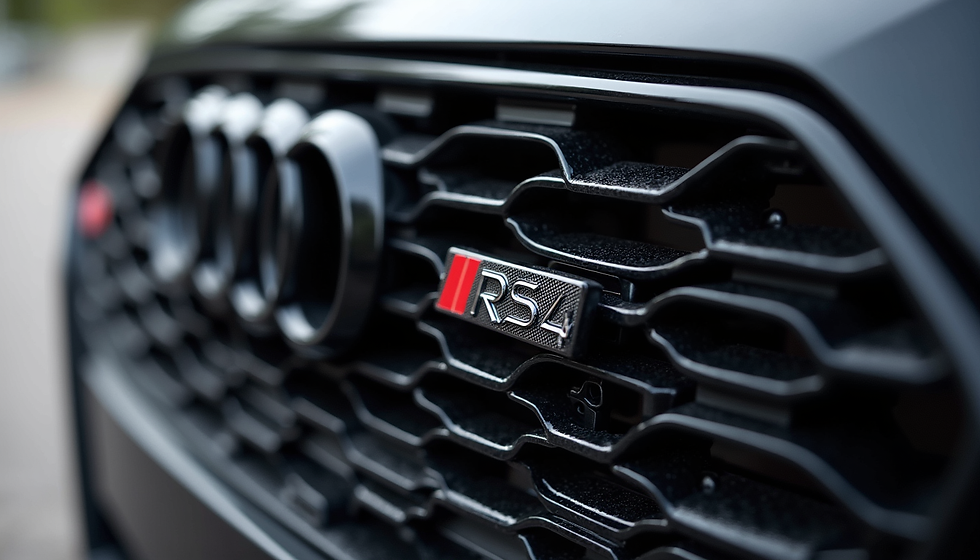 Elevate Your Audi B7 S4/RS4 with Our Premium Carbon Fiber Grill Filler Plate