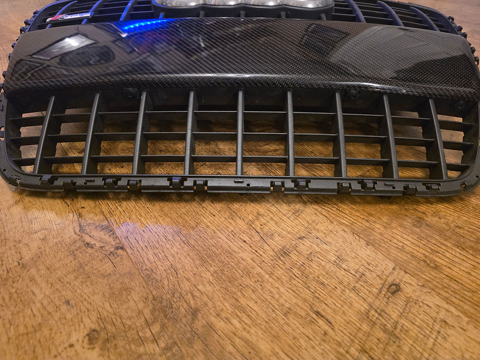 Thumbnail: Audi B7 S4/RS4 Carbon Fiber Front Grill Filler Plate