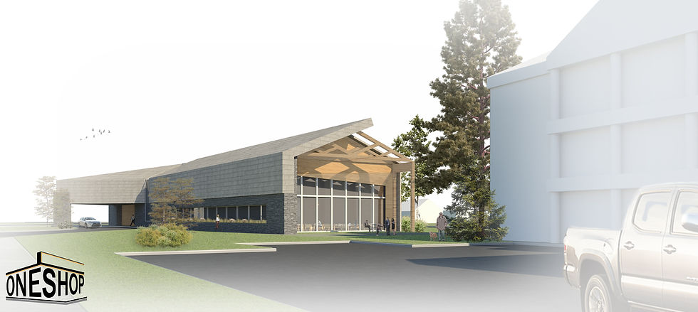 Rendering of A Convention Center Design in Weed, CA