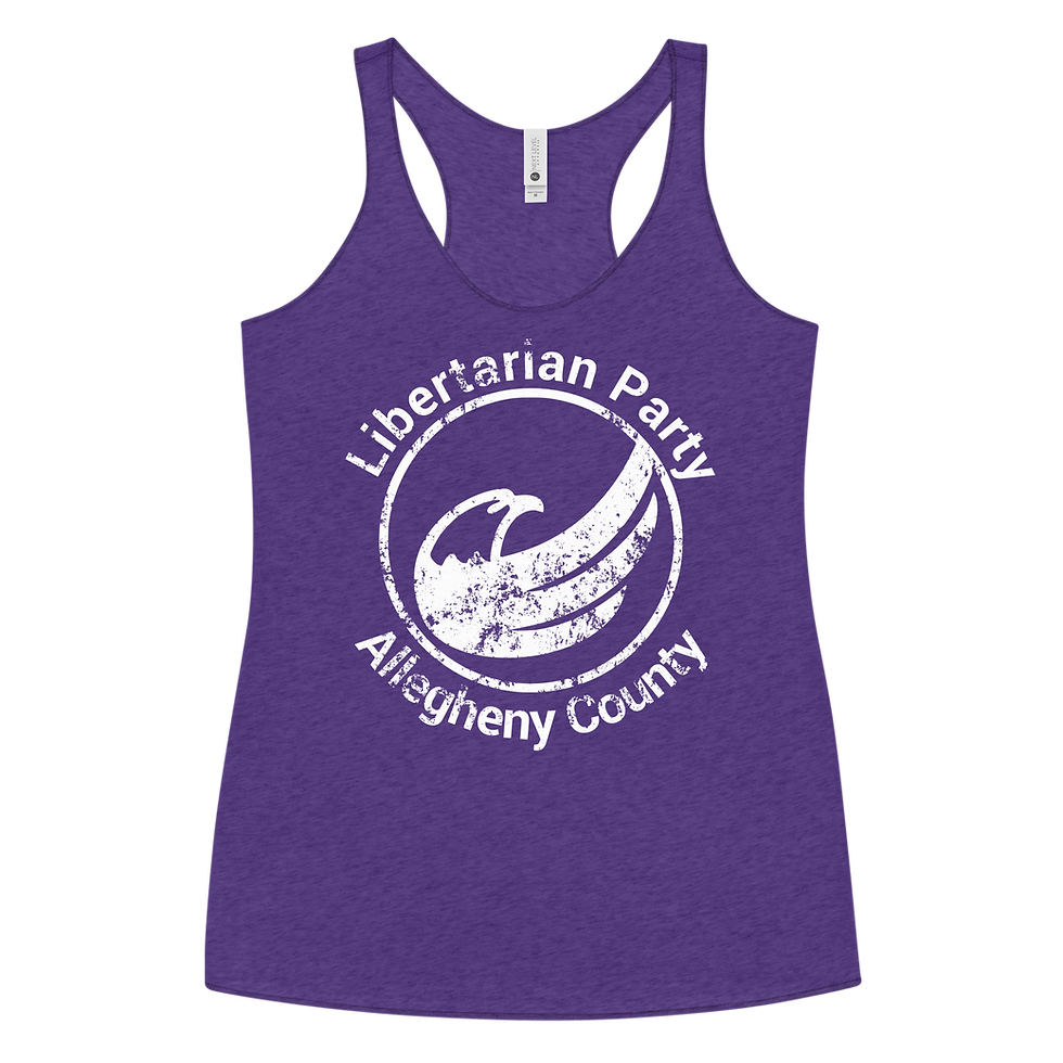 Thumbnail: Destressed White Porcupine Women's Racerback Tank Next Level 6733