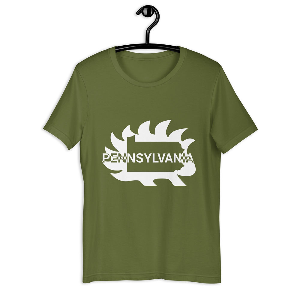Thumbnail: State Cut Out Unisex t-shirt Bella + Canvas 3001