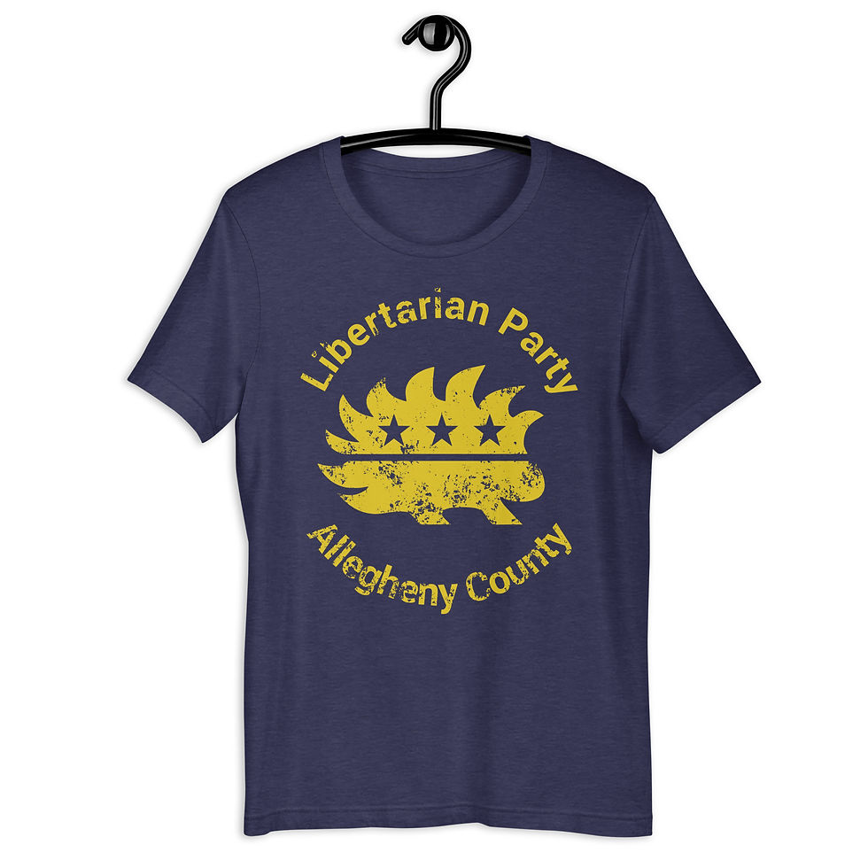 Thumbnail: Yellow Destressed Porcupine Unisex t-shirt Bella + Canvas 3001