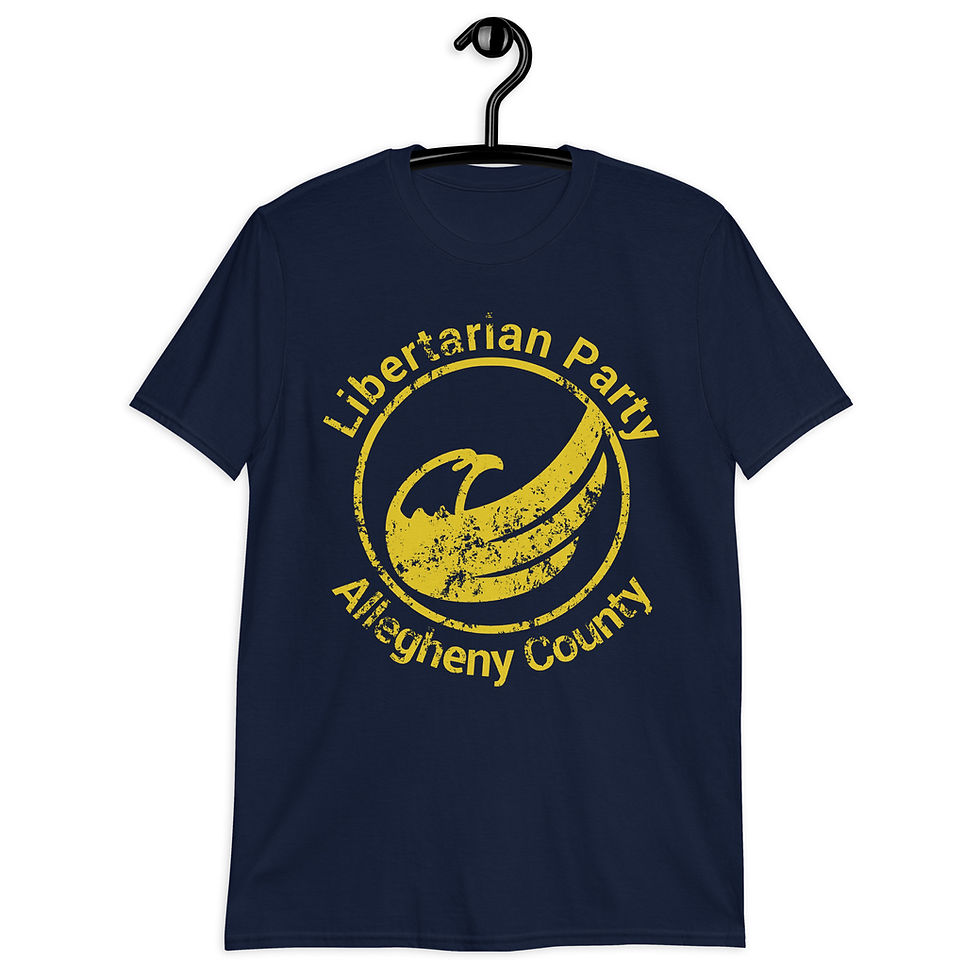 Thumbnail: Destressed Yellow Eagle Short-Sleeve Unisex T-Shirt Gildan 64000