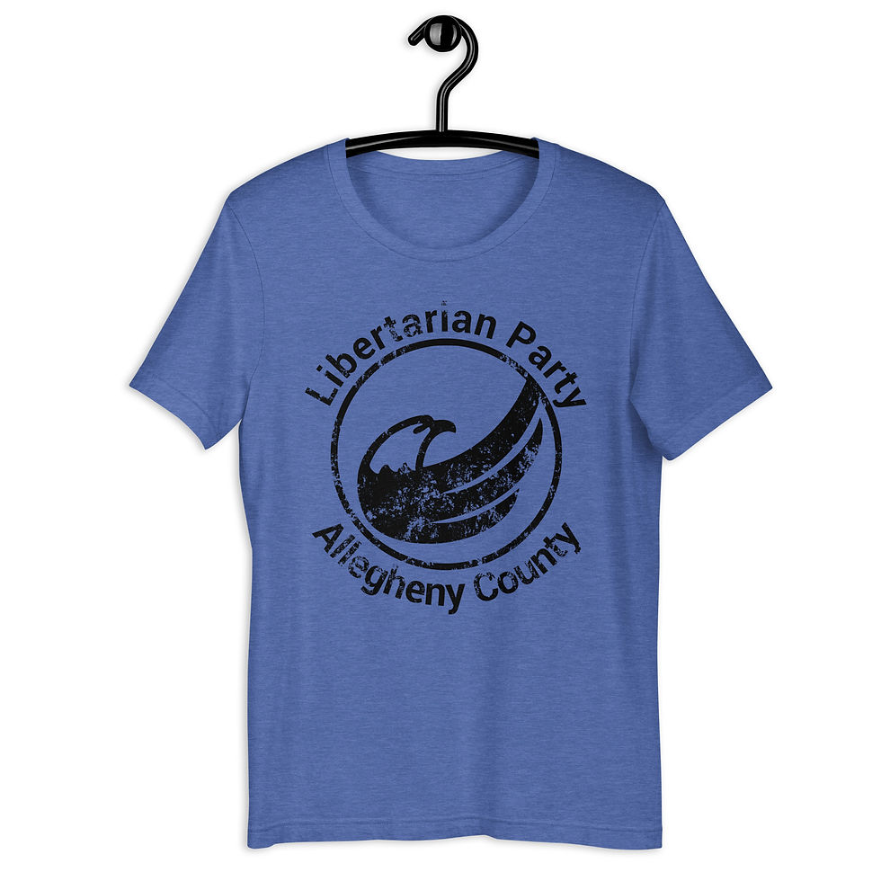 Thumbnail: Destressed Black Eagle Unisex t-shirt Bella + Canvas 3001