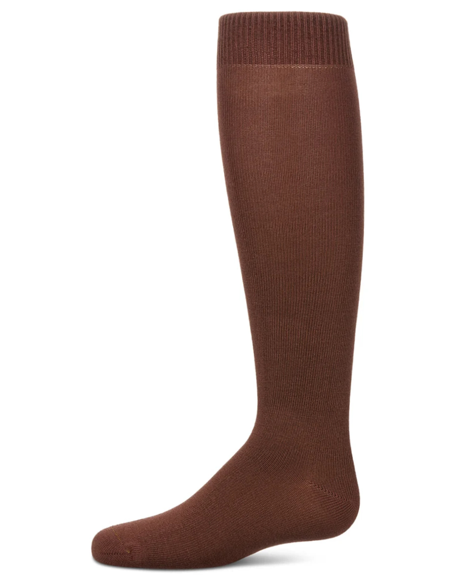 MeMoi Cinnamon Brown Bamboo Knee Socks