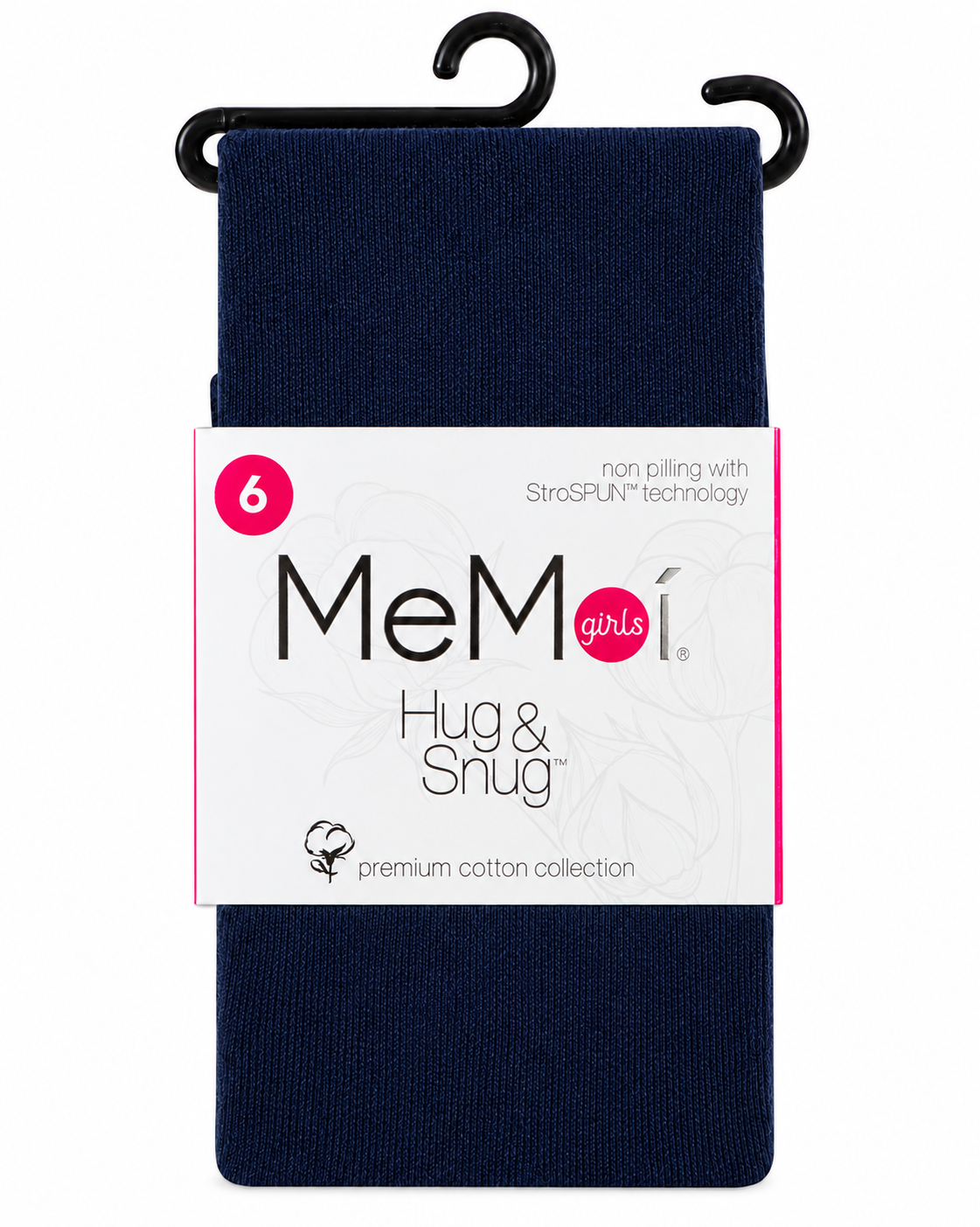MeMoi Girls Navy Hug & Snug Cotton Sweater Tights