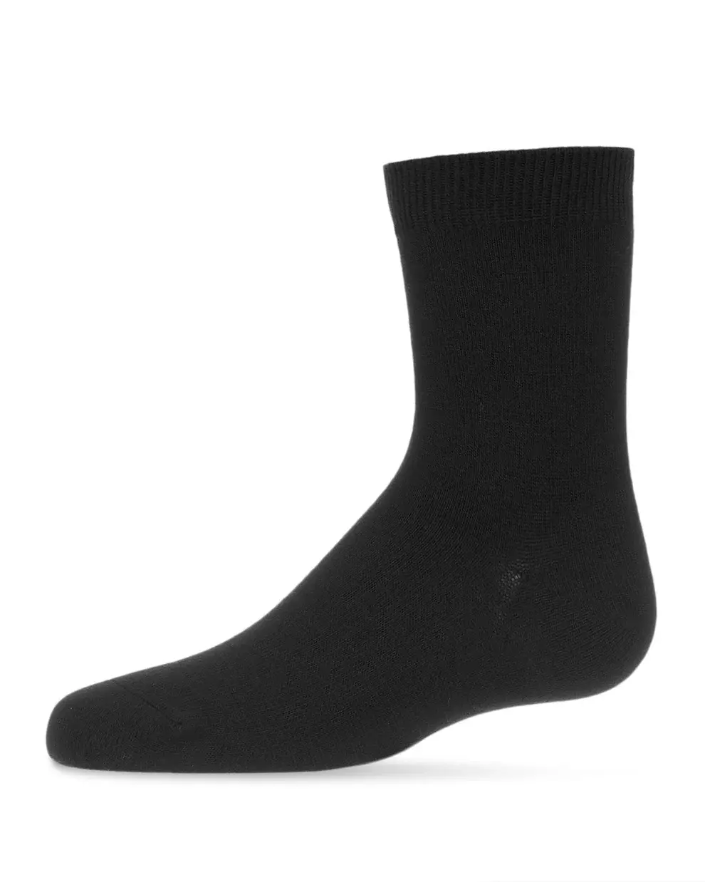 Black Bamboo Crew Socks