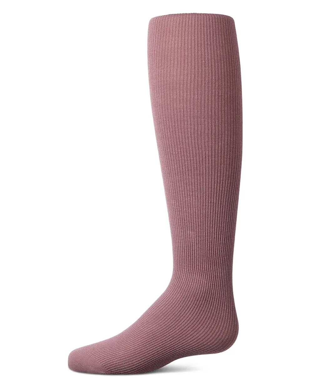 MeMoi Girls Orchid Ribbed Supreme Cotton Blend Non-Pilling Tights