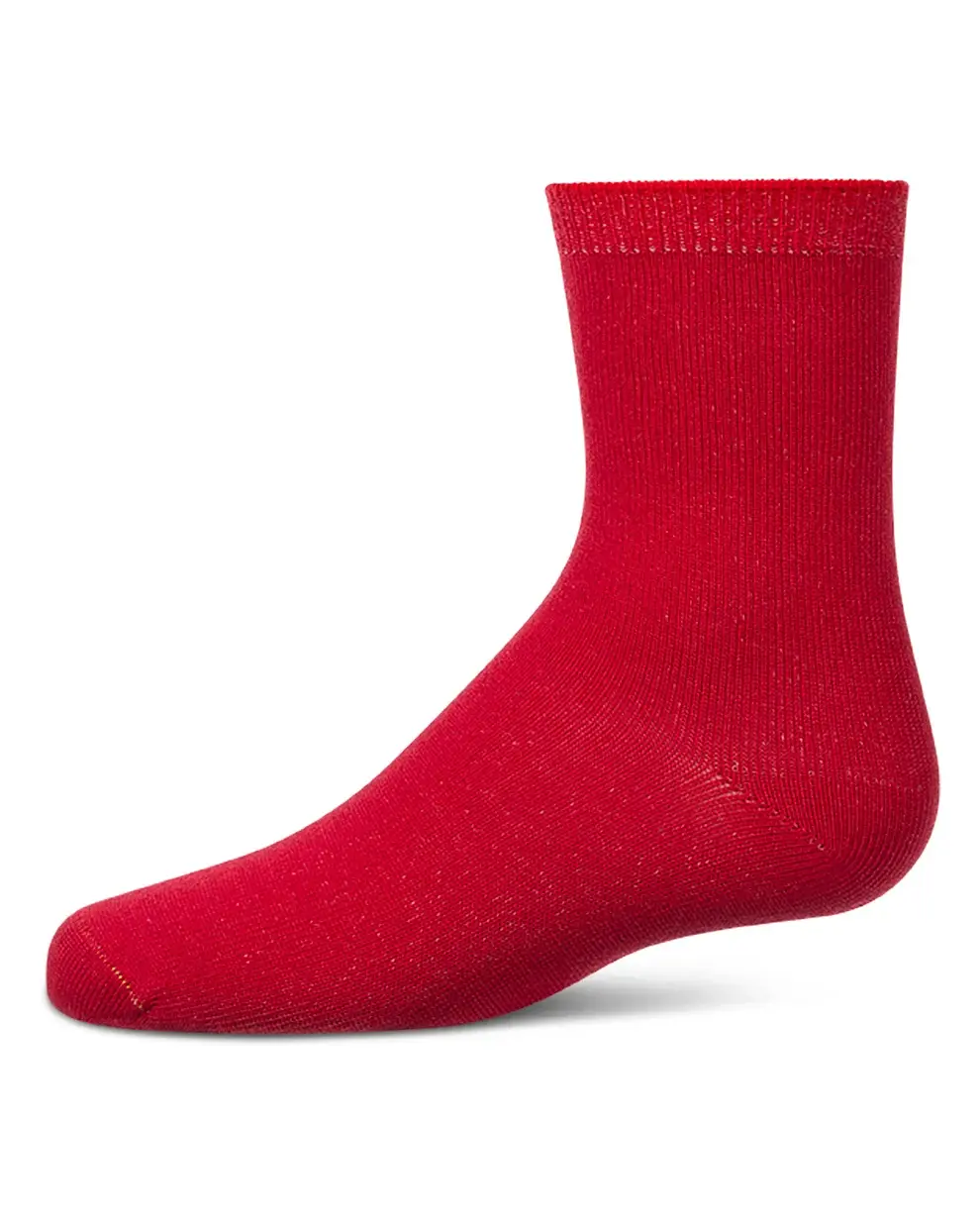 Cherry Red Bamboo Crew Socks
