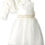 Thumbnail: Girl's Ivory Dress w Furry Vest