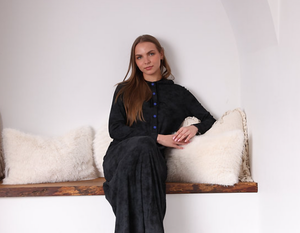 mom wearing loungewear
