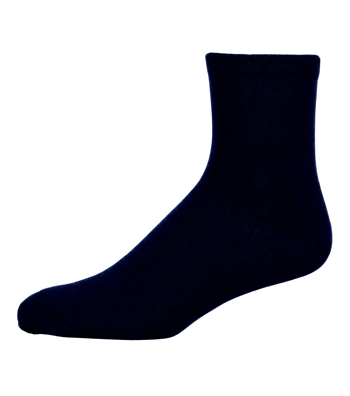 Florence Dark Navy Bamboo Crew Socks – Ultra Soft Breathable Kids & Baby Socks