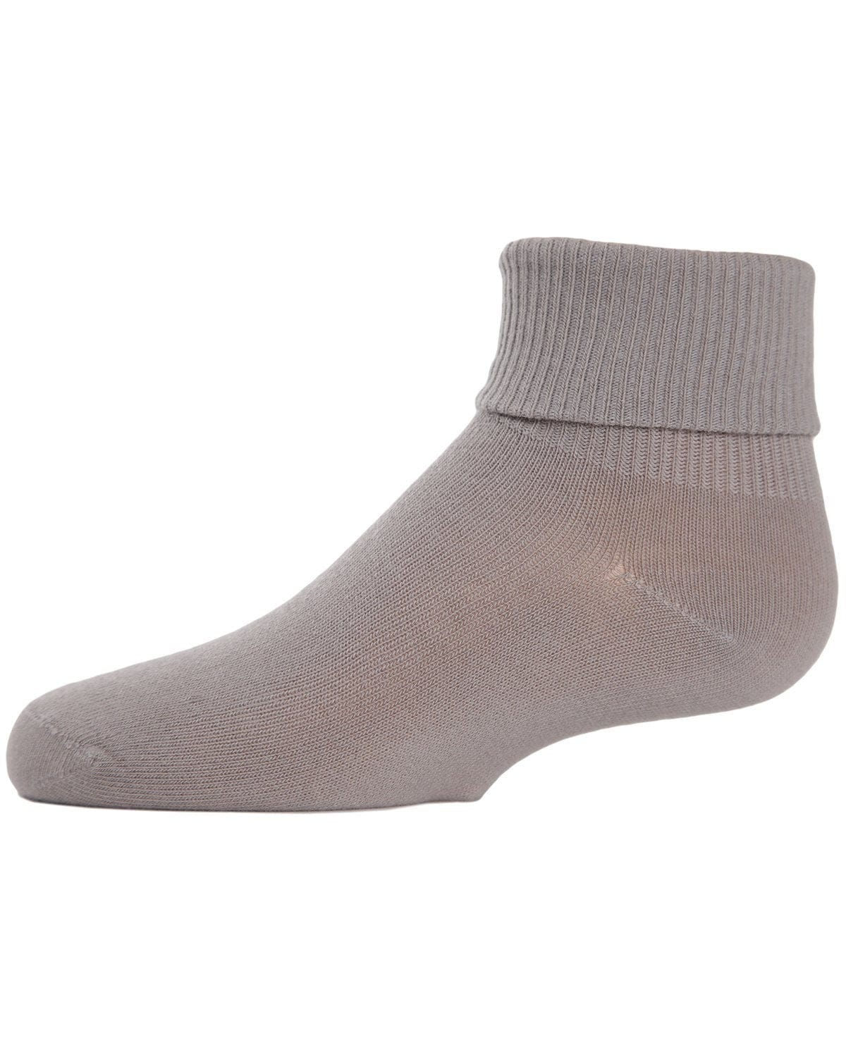 MeMoi Silver Grey Triple Roll Anklet Sock