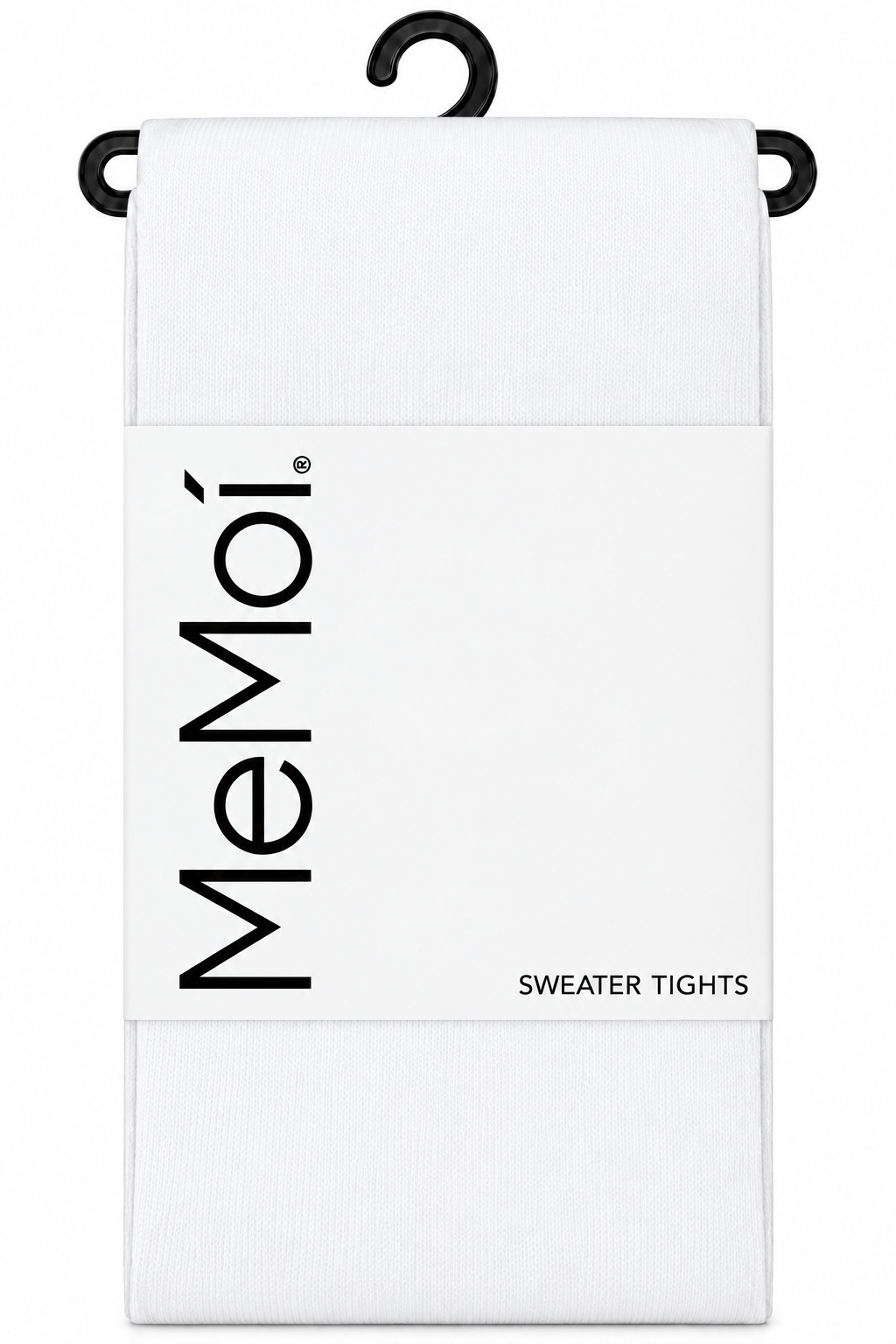 MeMoi Women’s White Cotton Sweater Tights