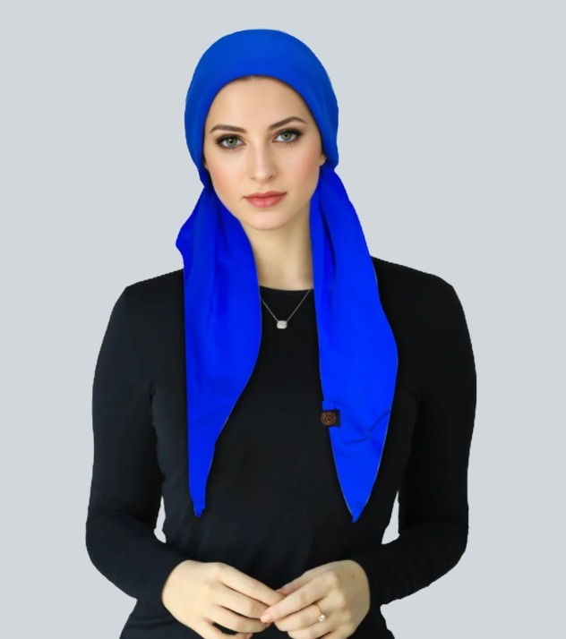 Swim pretied head covering – sleek water-friendly fabric, secure full coverage