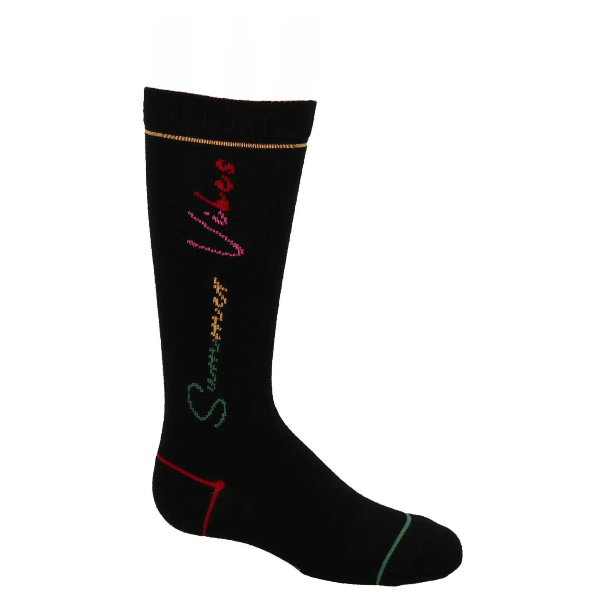Bimbam Black Summer Vibes Knee Sock