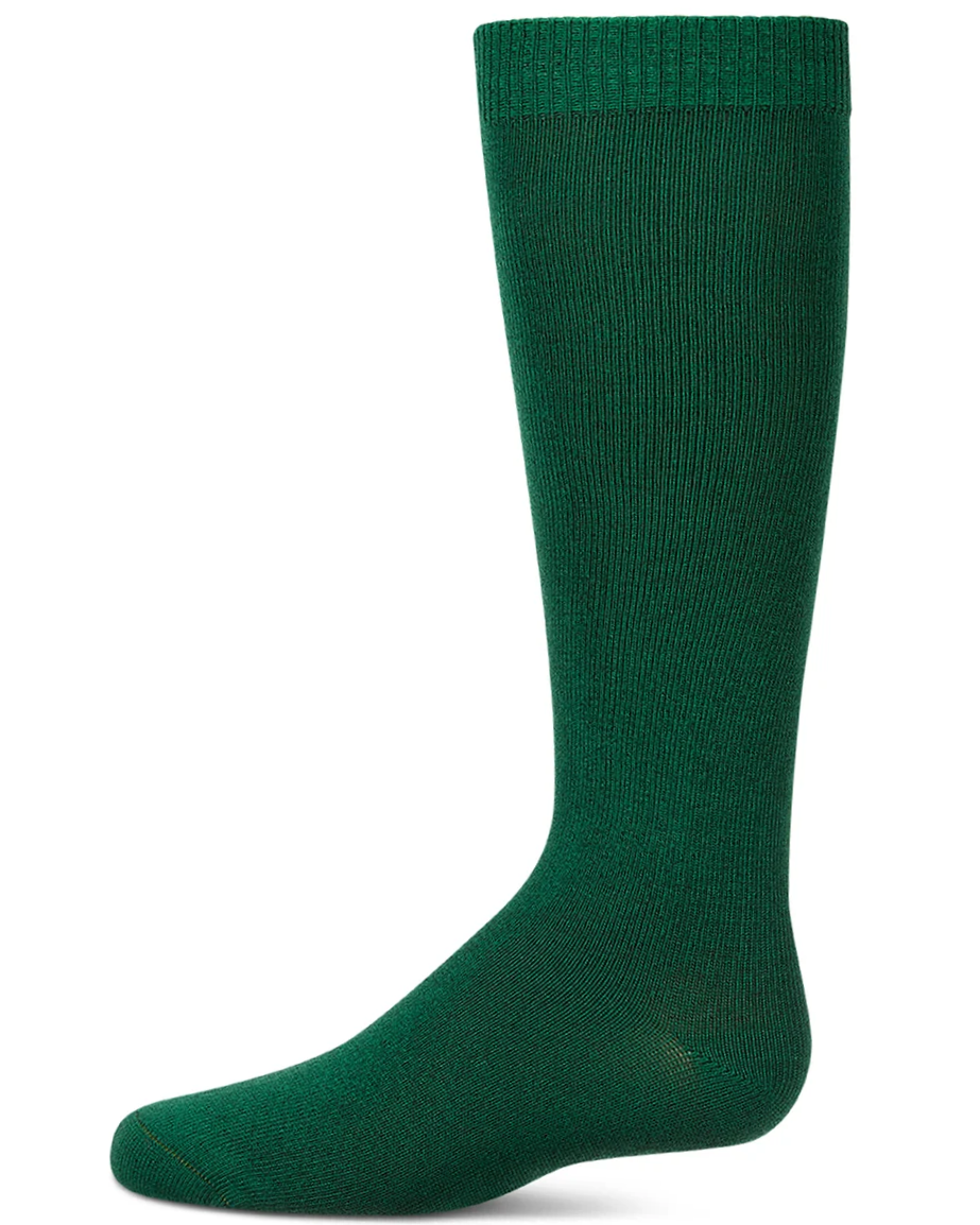 MeMoi Emerald Green Bamboo Knee High Socks