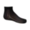 Zubii Black Side Crochet Ankle Socks