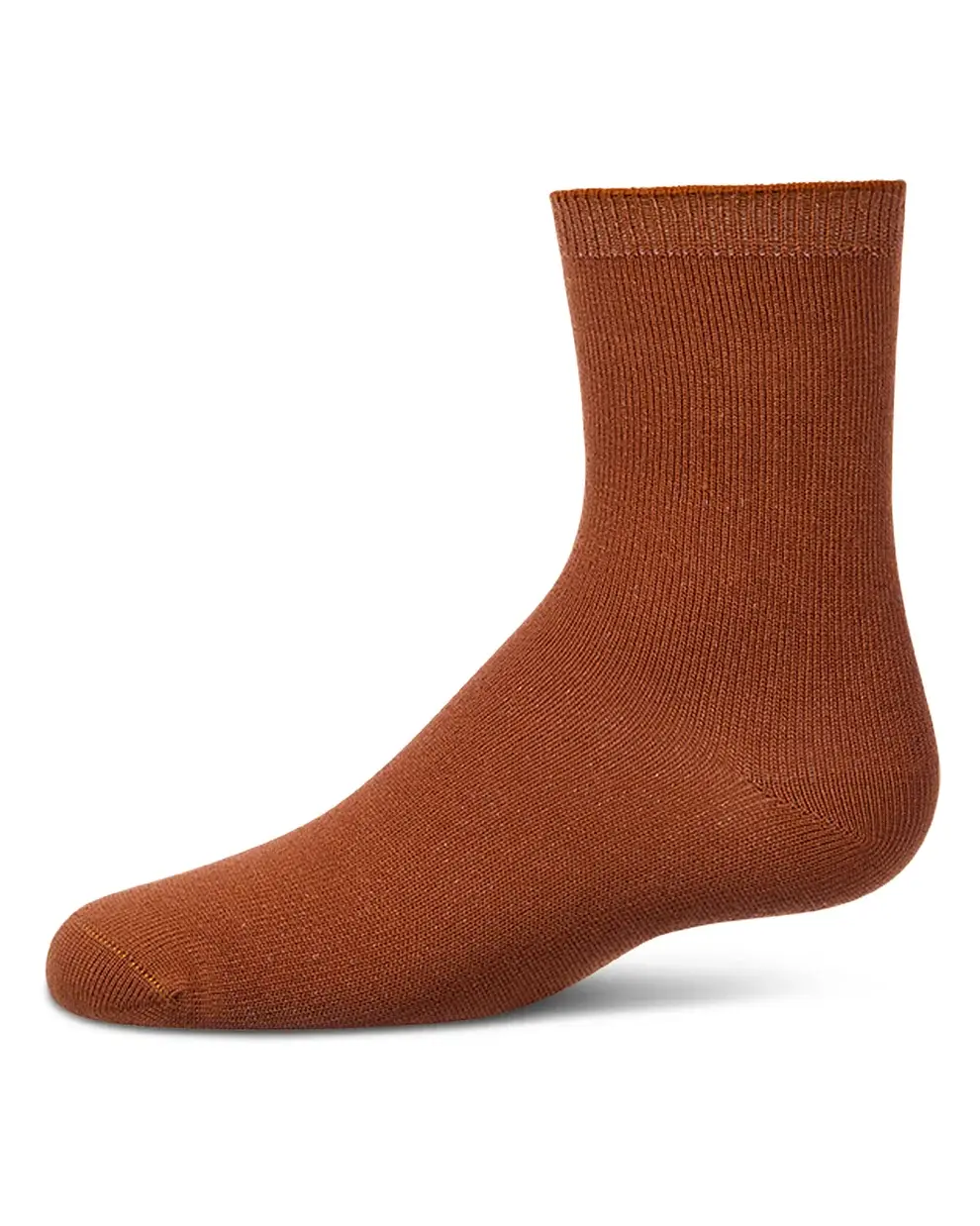 Cognac Bamboo Crew Socks