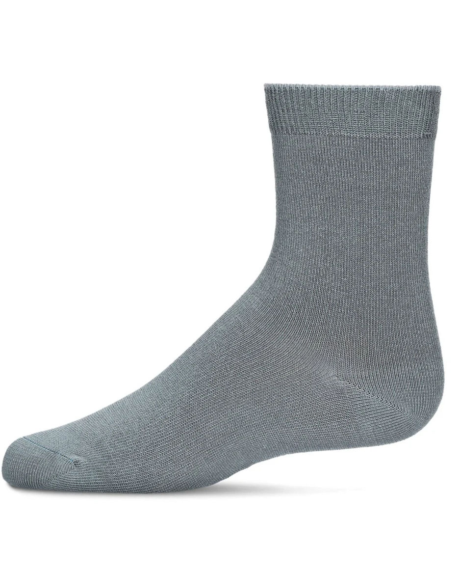 Blue Fog Bamboo Crew Socks