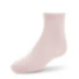 Zubii Dusty Pink Cotton Crew Socks — soft, breathable kids crew socks