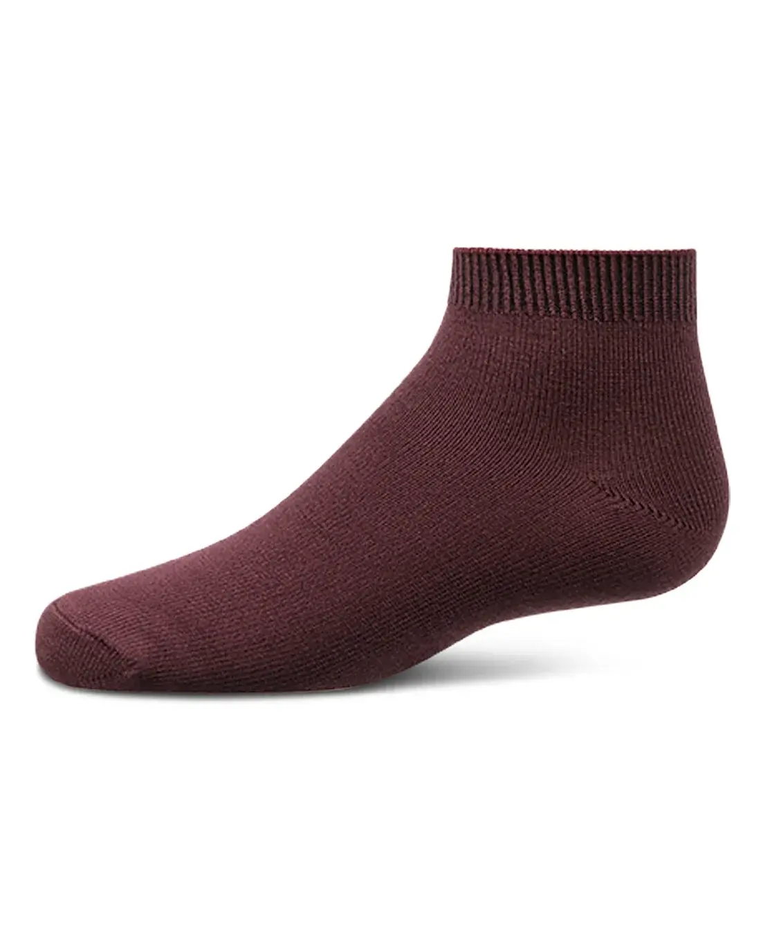MeMoi Plum Bamboo Ankle Socks