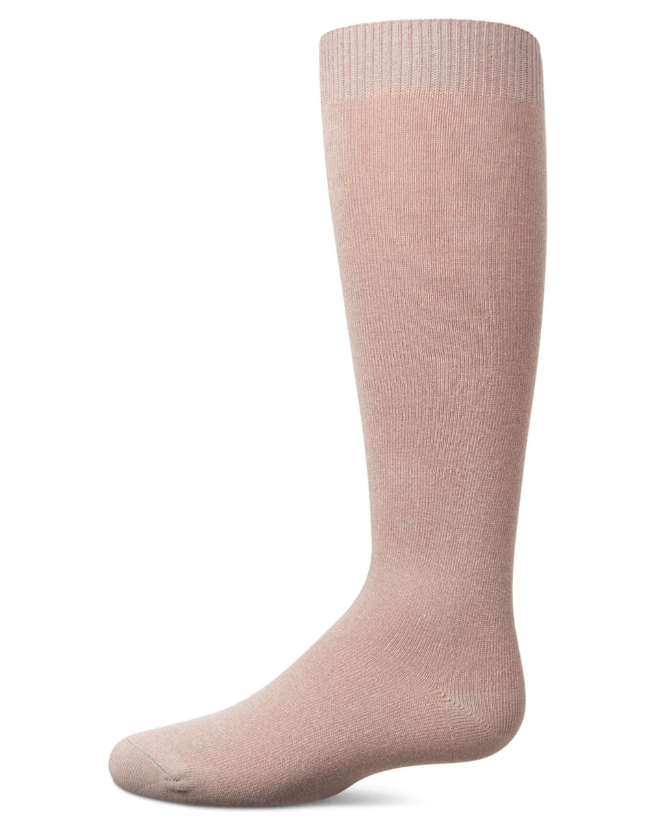 Light Mauve Bamboo Knee Socks