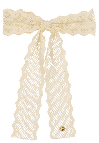 Ric Rac Mesh Bow Large Clip | Top That