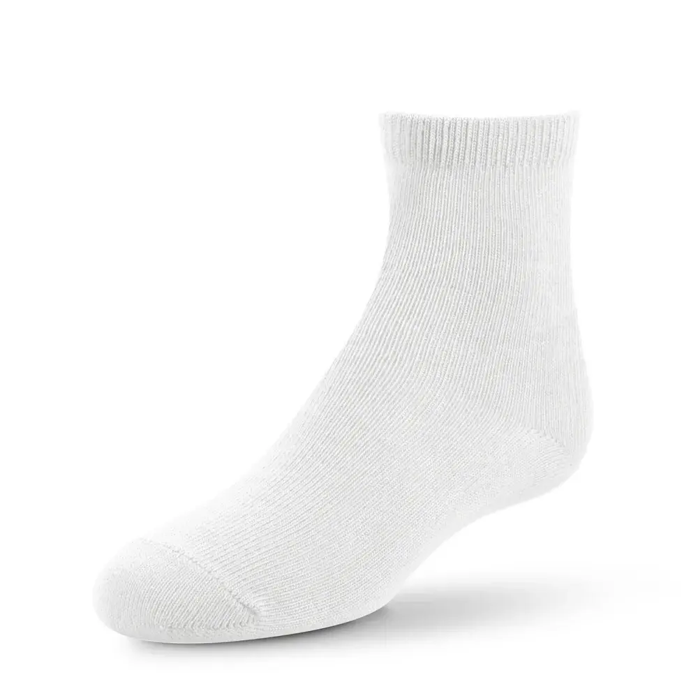 Zubii White Crew Sock