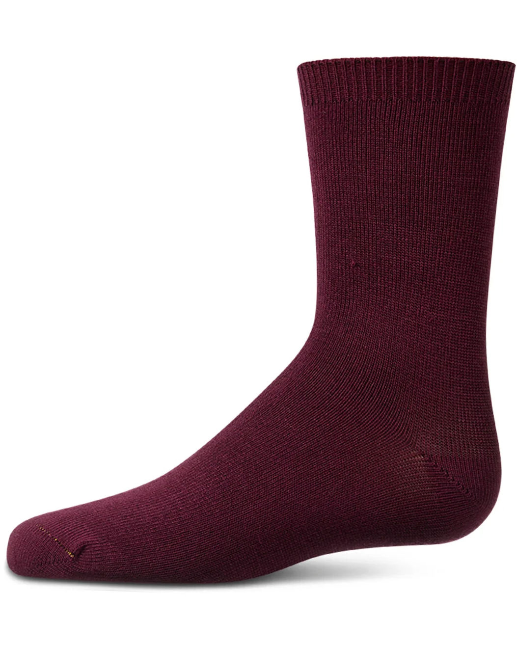 Wine Bamboo Crew Socks