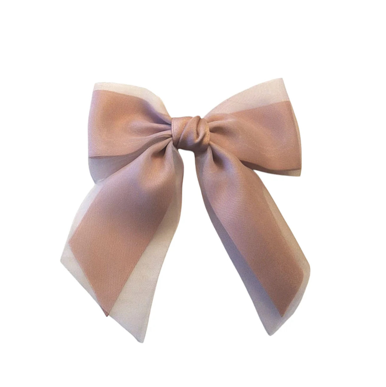 Organza Satin Ribbon Bow M Clip