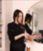 Comfortable black ribbed nightgown for women