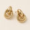Thumbnail: Gold Dipped Door Knocker Earrings