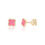 Thumbnail: Pink Clover Earrings