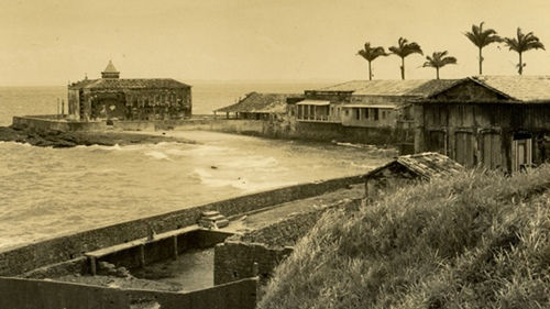 Foto antiga Igreja e Mosteiro de Nossa Senhora de Monte Serrat Salvador