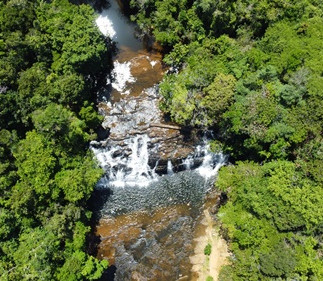 Cachoeira do Tijuípe vista de cima