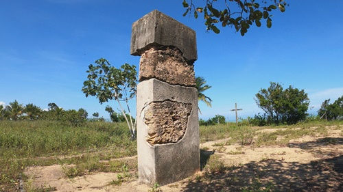 Ruína da primeira igreja do Brasil no Outeiro da Glória Porto Seguro